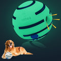 HYQ Glowing Small Dog Toys, Interactive Dog Toys Ball, Squeaky Dog Toys for Small Medium Large Dogs, Puppy Ball Dog Toys to Keep Them Busy (Glow Ball, 5.91 inch)