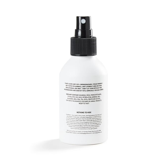 DOG by Dr Lisa - Calm Cologne - With Lavender, Bergamot, Frankincense & Chamomile - Natural Dog Perfume - Pet Deodorant Spray - Plant-Based Essential Oils - Vegan - 4.2oz