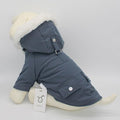 Pet Warm Dog Coat for Winter Cold Weather Dog Clothes Hooded Dog Jacket Small Puppies Medium Large Dog Cat Clothes Insulated Padded Snow Parka (XX-Large, Yellow)