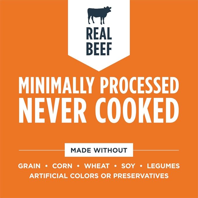 Instinct Freeze Dried Raw Meals, Natural Dry Dog Food, Grain Free - Real Beef, 3 oz. Bag
