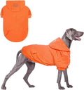 BEAUTYZOO Dog Sweaters for Large Dogs Girls Boys, Warm Winter Dog Hoodie Sweatshirt with Pocket & Leash Hole,Soft Waffle-Like Laminated Cotton Pet Clothes for Big Breeds Indoor Outdoor Cold Weather