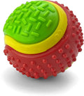 PetBox Soft Squeaky Rubber Toy Ball with Rattle Noise for Dogs - 3.2" Diameter
