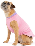 Goldpaw Duluth Double Fleece Dog Sweater Vest for Small Dogs - Soft, Stretchy Dog Fleece - Warm Pet Jacket for Fall and Winter - Premium Pet Outerwear - Machine Washable - Rose/Lavender - Size 10