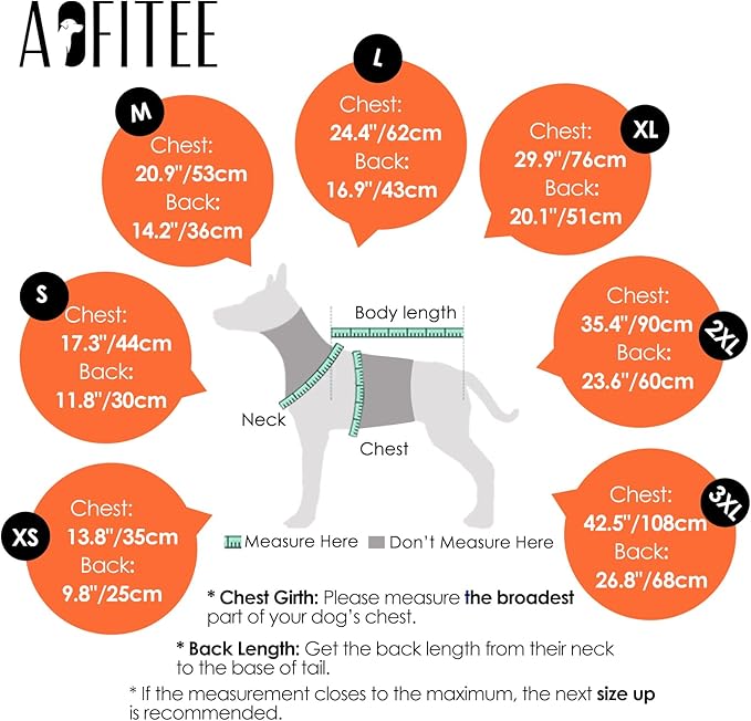 AOFITEE Dog Coat, Waterproof Dog Jacket Winter, Dogs Coat with Harness Built in, Warm Dogs Puffer Jacket with Zipper, Reflective Pet Snowsuit Sweater for Dachshund, French Bulldog, Boston Terrier, M