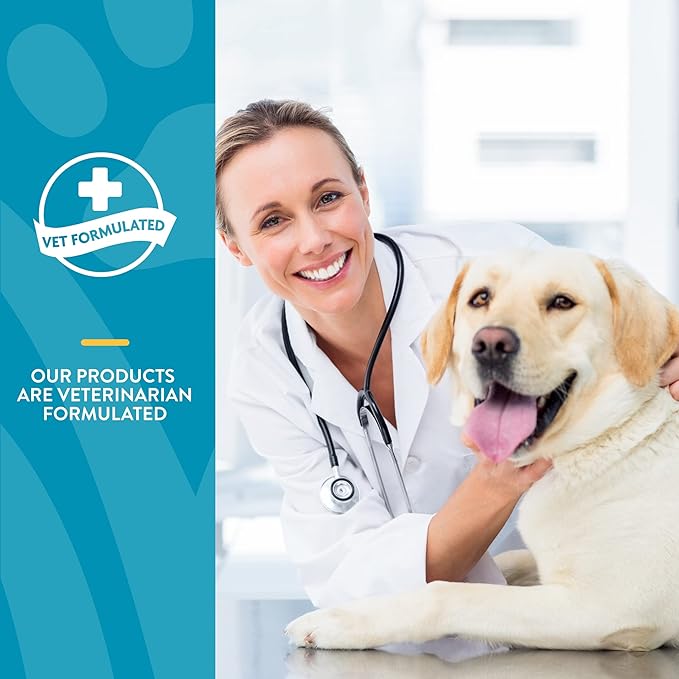 NaturVet Scoopables Emotional Support for Dogs - Daily Calming Aid Promotes 24/7 Normal, Calm Behavior - Hickory Smoked Bacon Flavored | 11oz Bag