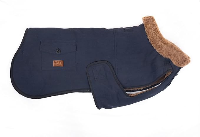 Sedona Dawn Dog Winter Jacket with Sherpa Fleece Lined Canvas for Medium and Large Breeds - Cold Weather Coat (50 (S))