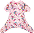 CuteBone Small Dogs Outfit Soft Puppy Onesies Pjs Dog Pajamas Pet Coat Cat Apparel Comfy Doggie Jumpsuit Bodysuit for All Seasons P67XL