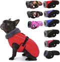 IECOii Warm Dog Coat - Adjustable Jacket with Reflective Fleece Turtleneck for Cold Weather, Soft Winter Coat for Small to Extra Large Dogs