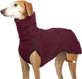 Esobo Fleece Dog Apparel Winter Warm Dog Coat Doggie Turtleneck Cozy Jacket Soft Shirt Vest Stylish Pet Outfits for Small Medium Large Dogs