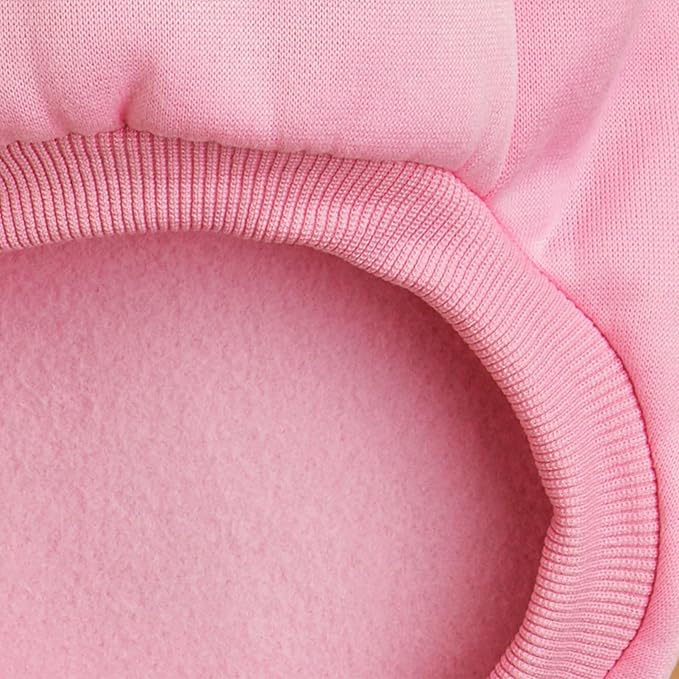 Puppy Sweater for Small Dogs Clothes Warm Winter Cat Clothe Pet Sweatshirt Knitwear Doggie Kitten Clothing, Pink, X-Large