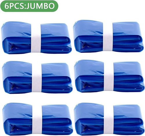 6 pcs Jumbo 26FT refill Pet Waste Bags Compatible with Your Genie Dog Poop Trash can pet dog poop bags Dog Waste Disposal for Outdoor and Indoor