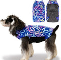 CuteBone Winter Coat Waterproof Windproof Jacket Reversible Vest Thick Adjustable Cold Weather Coats for Small Medium Large Dogs Soft With Leash Hole
