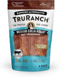 TRURANCH Collagen Rolls - 6" Collagen Rolls for Dogs - Long Lasting Healthy Joint Support Dog Treat - Rawhide Alternative - Skin & Coat Health - Made with Real Bully, 1 Bag, 4 Count