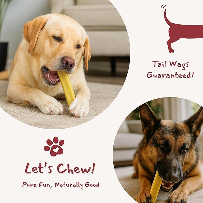 Majestic Pet Himalayan All-Natural Yak Cheese Dog Chews Made with 100% Cows Milk- Long Lasting Dental Chew for Dogs - Healthy Pet Treats (Calm & Joint Wellness, Large, 1 Pack