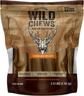 | Wild Chews | Venison Recipe, Made with Real Venison, Limited Ingredient, Long Lasting Chews for Large Dogs | 12 Count