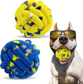 Magicorange Dog Balls Tennis Ball Toys Dog Toy for Aggressive Chewers Indestructible Teething Chew Toys Water Toy Fetch Ball for Dogs (2 Pack)
