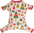 CuteBone Small Dogs Christmas Outfit Soft Puppy Onesies Pjs Dog Pajamas Pet Coat Cat Apparel Comfy Doggie Jumpsuit Bodysuit for All Seasons P17S