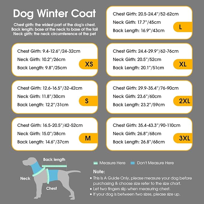 Dog Winter Coat Warm Padded Puppy Jacket Windproof Water Resistant Clothes for Small Medium Large Pets Christmas Sweater Outfit Vest(Grey, M)