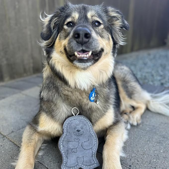 Yeti Dog Chew Premium Leather Dog Toy, All Natural Ethically Sourced, Asian Elephant