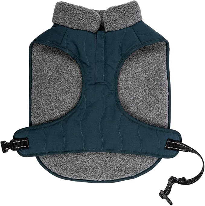 King Buck Quilted Dog Jacket, Deep Teal, M/L, KB-QJKT-DT-M/L-1