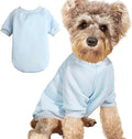 Puppy Sweater for Small Dogs Clothes Warm Winter Cat Clothe Pet Sweatshirt Knitwear Doggie Kitten Clothing, Light Blue, X-Large