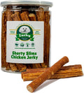 Lucky Premium Treats Lucky Shorty Slims – Chicken Jerky Dog Treats and Crunchy Dog Chew Sticks with Real Chicken for Small to Large Dogs (7 Count)