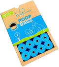 Wooflinen 100% Compostable Dog Poop Bags - EN13432 Home Compost Certified Dog Waste Bags, 240 Bags (16 Rolls), Made from Corn - Easy Open - Large, Thick Poop Bags for Dogs