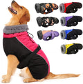 IECOii Extra Warm Dog Coat - Reflective Jacket with Buckle & Fleece Turtleneck for Cold Weather, Soft Winter Coat for Small to Extra Large Dogs