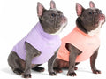 Spark Paws Sunblock Dog T-Shirt, SPF30 Protection, Lightweight Breathable Quick Dry for Dogs with Sensitive Skin - Purple & Peach (Set of 2) - XL