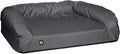K9 Ballistics Tough Bolster Orthopedic Sofa Dog Bed with Removable Washable Cover - Durable, Water Resistant with Nonskid Bottom - XX-Large, Titanium Premium Finish