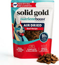 Solid Gold Air Dried Dog Food Toppers for Dry Food - Healthy Dog Treats w/Real Beef & Superfoods - Serve as a Complete Meal, Topper or Treats - Supports Muscle Growth, Immunity & Digestion - 2lb
