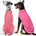 KYEESE 2Pack Dog Sweater Stretchy Dog Sweaters for Large Dogs Pullover Dogs Clothes Soft Pets Sweatshirt Turtleneck Pet Coats