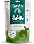 Little Hunter- Freeze Dried Raw Rabbit Fresh Dog Food | Organic Fruit & Veggies, Picky Eater-Approved Limited Ingredient for All Stages - High Protein, Small Batch, Grain Free Raw Dog Food, 15 oz