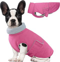 BRKURLEG Dog Winter Jacket, Warm Dog Winter Coats for Small and Medium Large Dogs, Reflective Adjustable Pet Cold Weather Coats, Waterproof Dogs Snow Jacket Clothes Fleece Vest (M, Rose Red)
