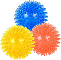 Dog Balls Pet Toys for Small Medium Dogs Clean Teeth and Training Squeaky Balls(3 Pack)