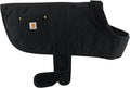 Carhartt Firm Duck Insulated Dog Chore Coat, Durable Weather Resistant Coat for Cold and Windy Conditions, Contains PFAS (Black), Small