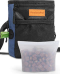 Dog Treat Pouches for Pet Training with Silicone Liner and Magnetic Closure, 2-Cup Treat Bag with Built-in Poop Dispenser, Waist Belt Clip, 3-Way Wear for Puppy & Pet Training and Daily Walks