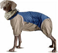 Dog Lightweight Windbreaker, Pet Outdoor Sports Jacket, 0.5 lbs,3 in One, Hooded, Easy on/Off with Collar and Harness, Reflective Piping, Packable, Dog Hiking/Camping, Navy Blue (Medium)