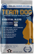 Team Dog Essential Blend Chicken & Sweet Potato | Sensitive Stomach Dog Food Small Breed & Large Breed | Gluten Free, GMO Free, No Corn, Wheat or Soy | All Life Stage Formula (33 lb Dry Dog Food)