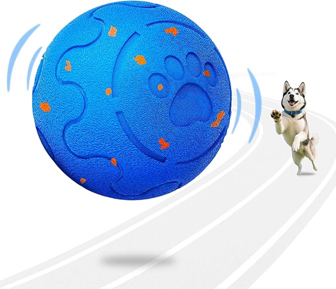 Interactive Dog Ball Auto Rolling, 3 Mode Auto Bouncing Ball, Automatic Moving, Rotating and Bouncing, Chew Proof E-TPU, Type-C Rechargeable, Activated Dog Stimulation, Toy to Keep Them Busy