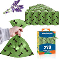 Strong Green Leak Proof Waste Bag for Dogs with Holder-270 Large Poop Bags,Biodegradable Dog Poo Bags with Corn Starch Blended Compostable Bag