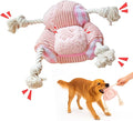 Squeaky Dog Toys, Durable Tug of War Chew Toys for Small, Medium and Large Dogs, Interactive Puppy Toy for Teeth Cleaning, Birthday Gift - Couch