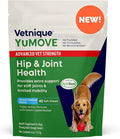 YuMOVE Hip & Joint Supplement for Dogs with Glucosamine, Hyaluronic Acid, Green Lipped Mussel & Omega 3 Joint Supplement - Regular or Advanced Strength (45ct, Advanced Vet Strength Soft Chews)