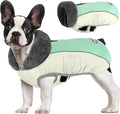 Dog Coat, Waterproof Dog Winter Jacket with Leash Hole, Reflective Adjustable Pet Fleece Sweater, Warm Snow Vest for Small Medium Large Dogs - Candy Green, XL