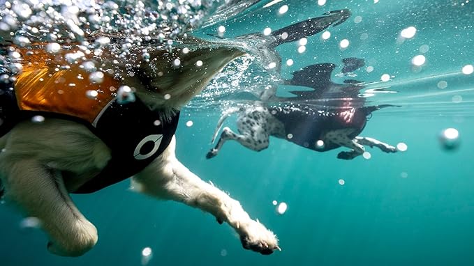 Stunt Puppy Float Doggy Life Jacket, Ergonomic Dog Life Vest for Swimming, Patented Design for Secure Fit, Small, Red