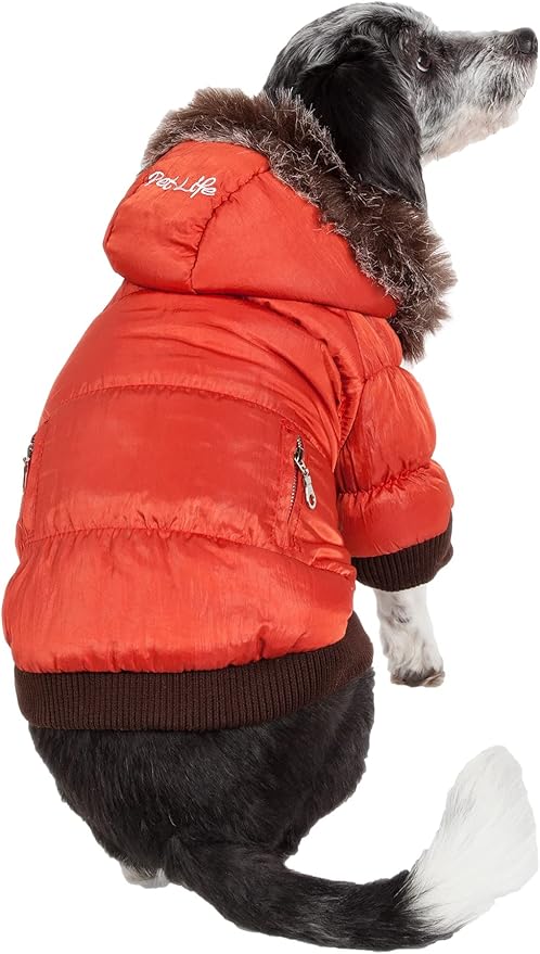 Pet Life ® Metallic Fashion Pet Parka Coat