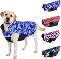 CuteBone Reversible Dog Jacket - Waterproof, Windproof, Thick Soft Coat with Leash Hole for Small/Medium/Large Dogs