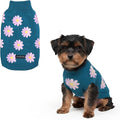 Spark Paws Knit Dog Sweater – Ultra Soft Warm Winter Dog Sweater for Small, Medium & Large Dogs – Stretch Fit Pet Sweater for French Bulldog, Pitbull, Girl & Boy Dogs Jacket, (Flower,S)