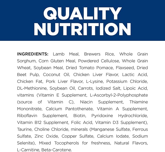 Hill's Prescription Diet Metabolic Weight Management Lamb Meal & Rice Formula Dry Dog Food, Veterinary Diet, 17.6 lb. Bag