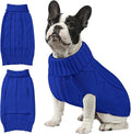 Dog Sweaters for Small Medium Large Dogs Girl, Soft Warm Turtleneck Pup Dogs Shirt, Double Knitting Collar for Outdoor Playing, Warm Dog Clothes